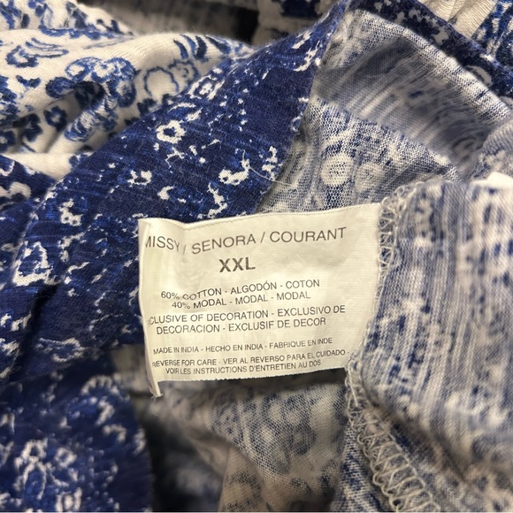 💙 VINTAGE AMERICA • Bohemian Festival Top - Picture 7 of 9